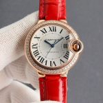Cartier 18K Gold 28/33/36 MM for Your Choice Imported Movement Watch Fake cartier writing instruments